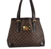 Authentic Louis Vuitton Damier Hampstead MM Shoulder Tote Bag N51204 LV 3740J