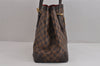 Authentic Louis Vuitton Damier Hampstead MM Shoulder Tote Bag N51204 LV 3740J