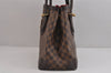 Authentic Louis Vuitton Damier Hampstead MM Shoulder Tote Bag N51204 LV 3740J