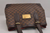 Authentic Louis Vuitton Damier Hampstead MM Shoulder Tote Bag N51204 LV 3740J