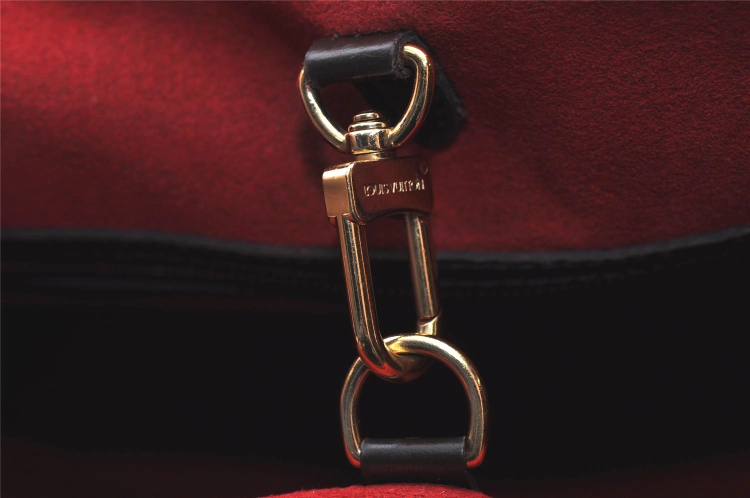 Authentic Louis Vuitton Damier Hampstead MM Shoulder Tote Bag N51204 LV 3740J