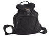 Authentic PRADA Nylon Tessuto Leather Drawstring Backpack Purse Black 3740K