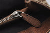 Authentic GUCCI Bamboo Shoulder Hand Bag GG Canvas Leather 232947 Brown 3741J