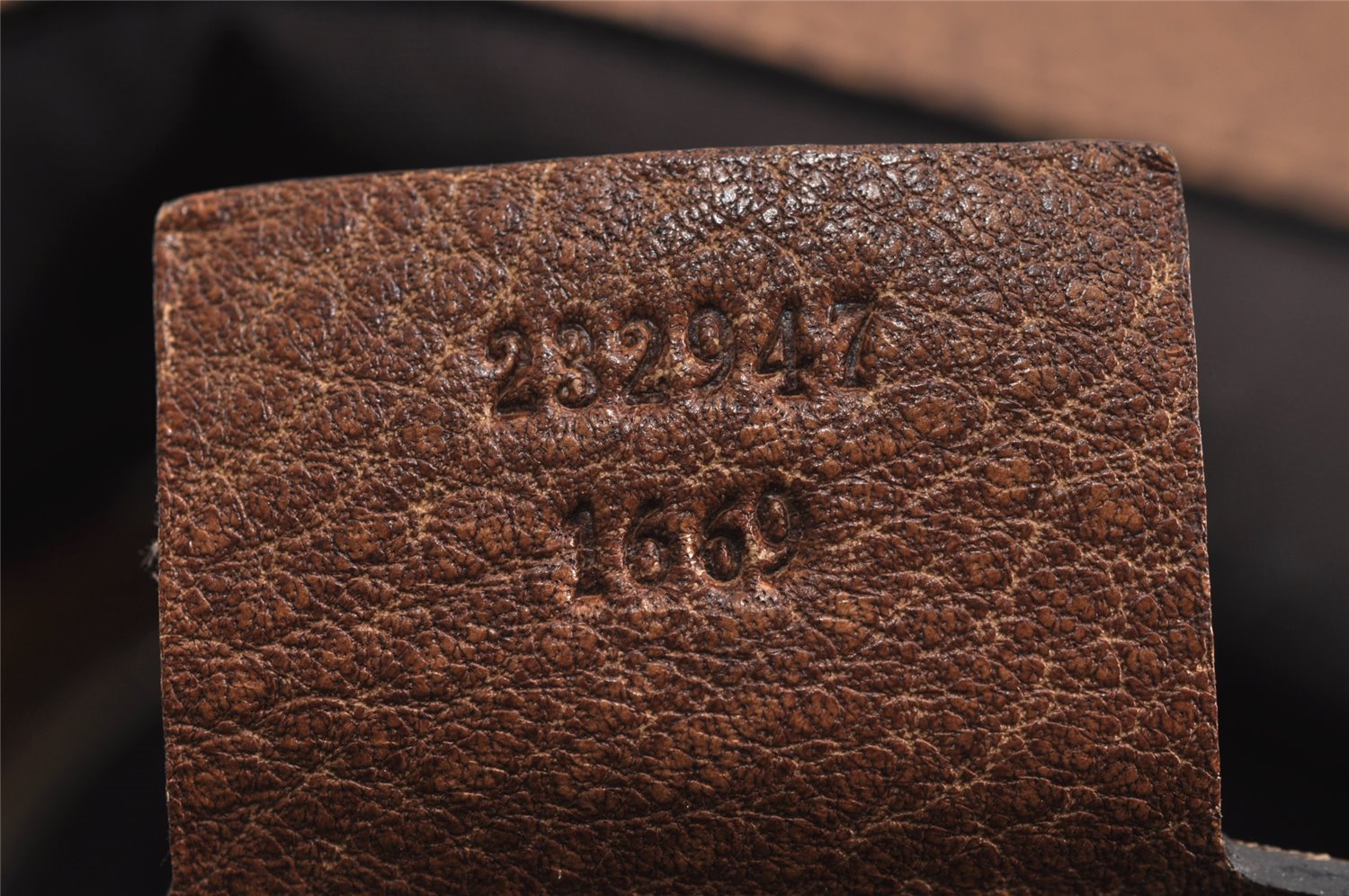 Authentic GUCCI Bamboo Shoulder Hand Bag GG Canvas Leather 232947 Brown 3741J