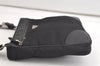 Authentic PRADA Nylon Tessuto Leather Shoulder Cross Body Bag Purse Black 3741K