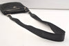 Authentic PRADA Nylon Tessuto Leather Shoulder Cross Body Bag Purse Black 3741K