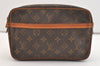 Authentic Louis Vuitton Monogram Compiegne 23 Clutch Hand Bag M51847 LV 3743J
