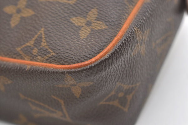 Authentic Louis Vuitton Monogram Compiegne 23 Clutch Hand Bag M51847 LV 3743J