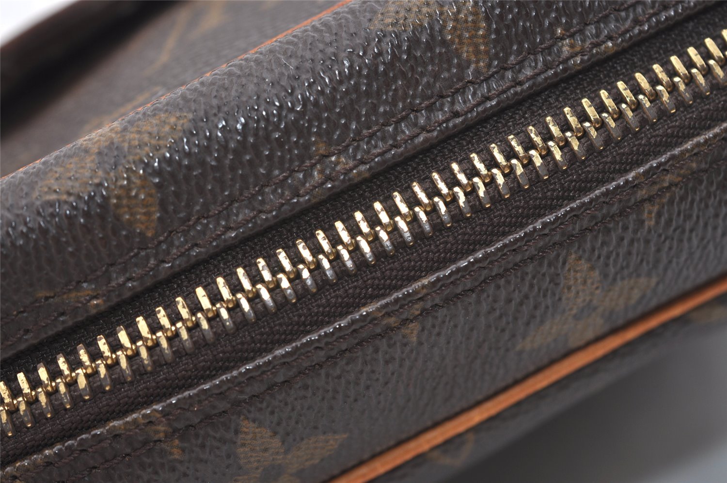 Authentic Louis Vuitton Monogram Compiegne 23 Clutch Hand Bag M51847 LV 3743J