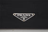 Authentic PRADA Nylon Tessuto Leather Shoulder Bag Purse Black 3743K