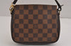Authentic Louis Vuitton Damier Trousse Makeup Hand Bag Pouch N51982 Junk 3745J