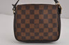 Authentic Louis Vuitton Damier Trousse Makeup Hand Bag Pouch N51982 Junk 3745J