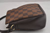 Authentic Louis Vuitton Damier Trousse Makeup Hand Bag Pouch N51982 Junk 3745J