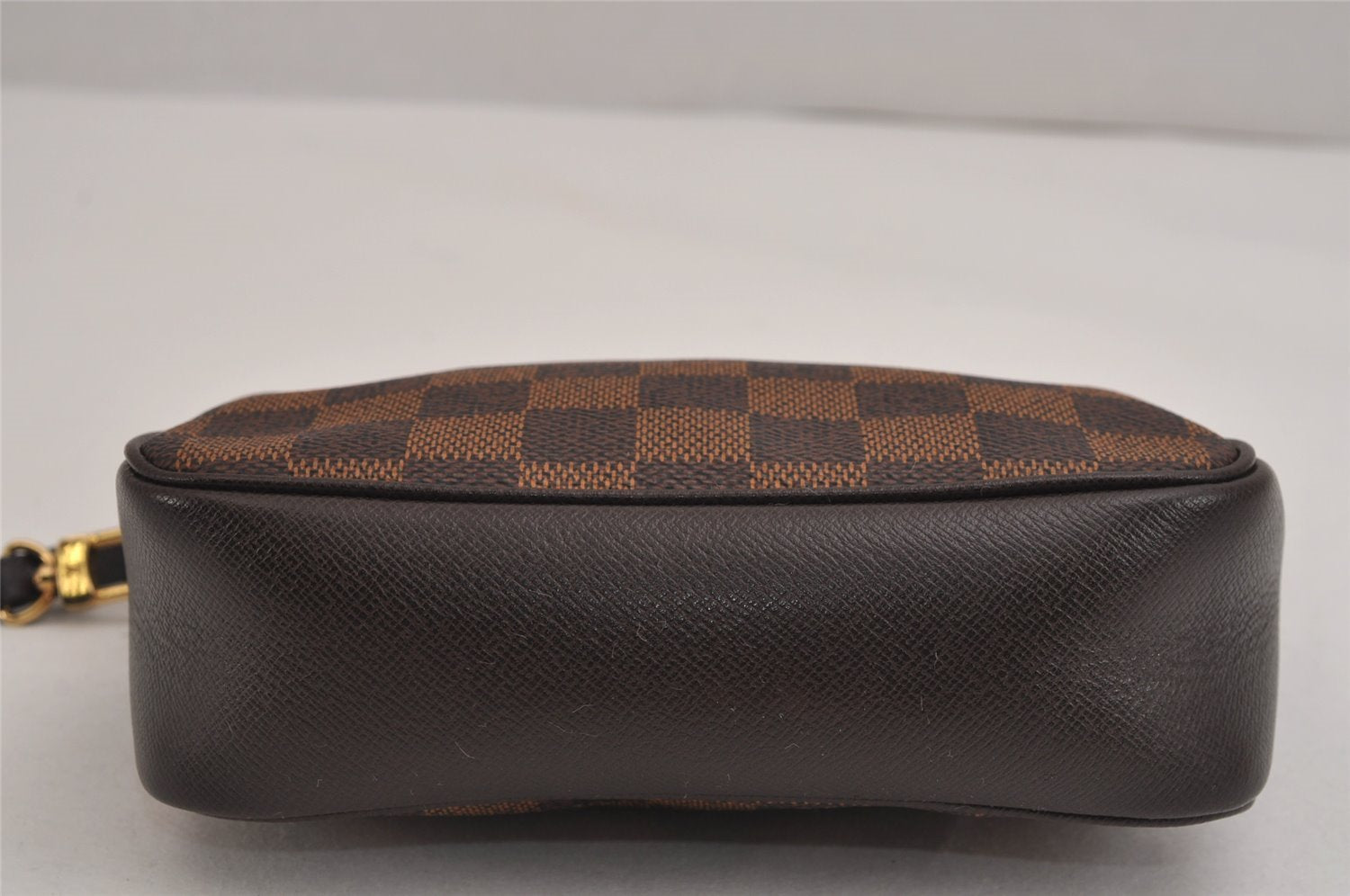 Authentic Louis Vuitton Damier Trousse Makeup Hand Bag Pouch N51982 Junk 3745J