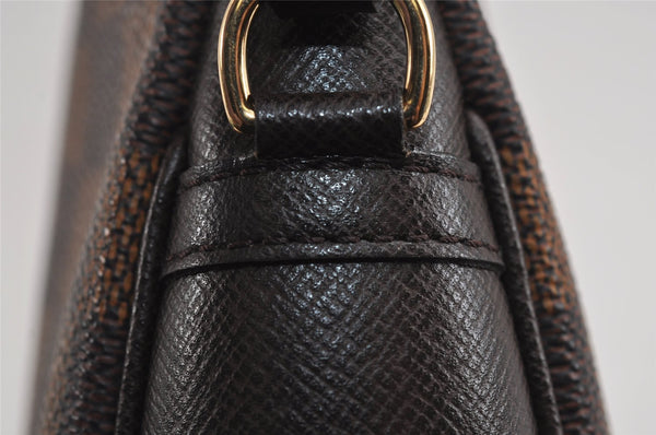 Authentic Louis Vuitton Damier Trousse Makeup Hand Bag Pouch N51982 Junk 3745J