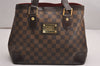 Authentic Louis Vuitton Damier Hampstead PM Shoulder Tote Bag N51205 LV 3746J