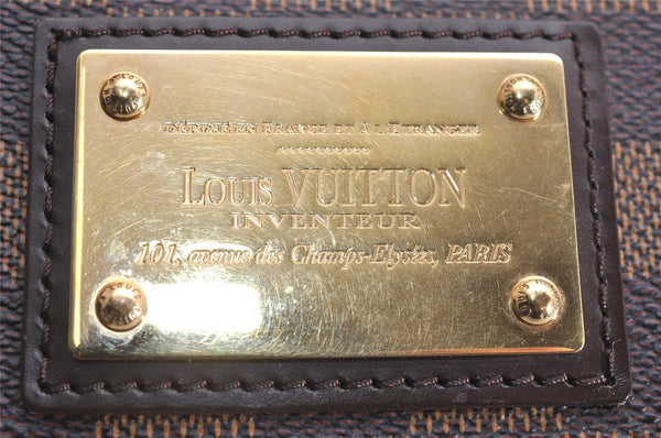 Authentic Louis Vuitton Damier Hampstead PM Shoulder Tote Bag N51205 LV 3746J