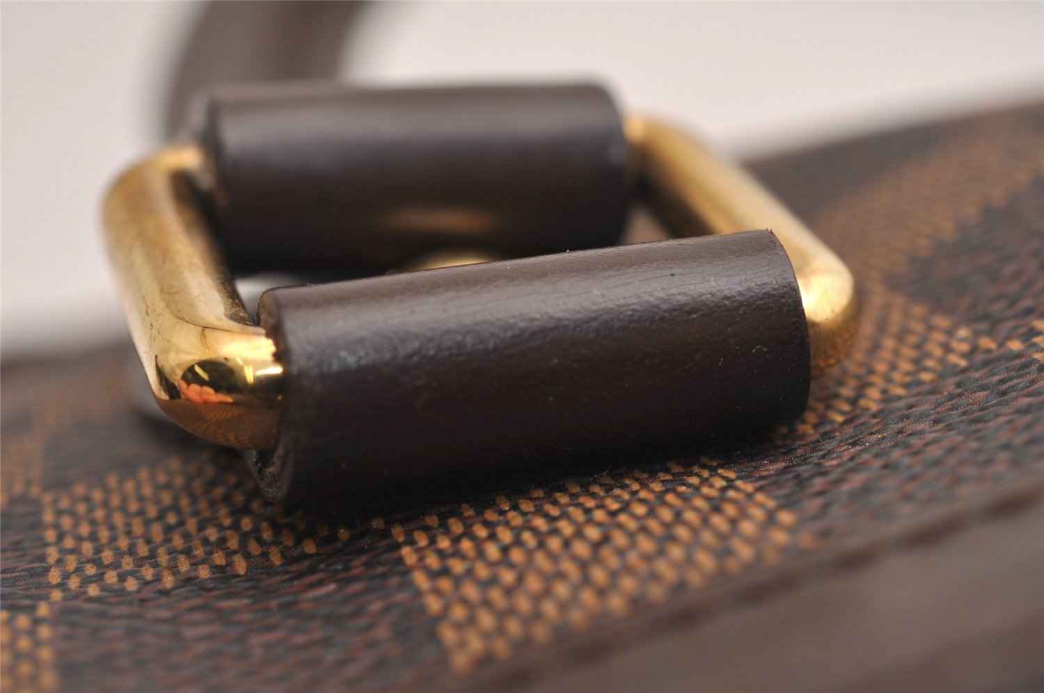 Authentic Louis Vuitton Damier Hampstead PM Shoulder Tote Bag N51205 LV 3746J