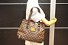 Authentic Louis Vuitton Damier Hampstead PM Shoulder Tote Bag N51205 LV 3746J