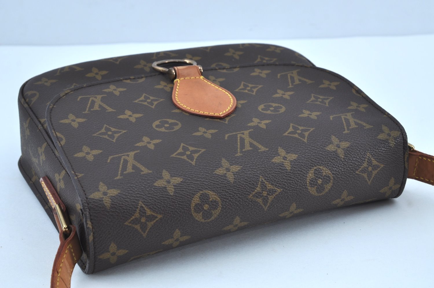 Authentic Louis Vuitton Monogram Saint Cloud GM M51242 Shoulder Cross Bag 3747G