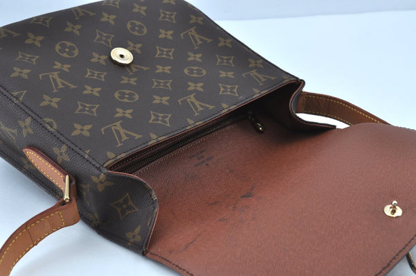 Authentic Louis Vuitton Monogram Saint Cloud GM M51242 Shoulder Cross Bag 3747G