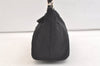 Authentic PRADA Vintage Nylon Tessuto Leather Hand Bag Pouch Purse Black 3747K