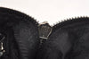 Authentic PRADA Vintage Nylon Tessuto Leather Hand Bag Pouch Purse Black 3747K