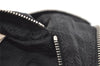 Authentic PRADA Vintage Nylon Tessuto Leather Hand Bag Pouch Purse Black 3747K