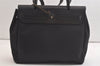 Authentic HERMES Her Bag PM & PM 2Way Shoulder Hand Bag Black White 3748K