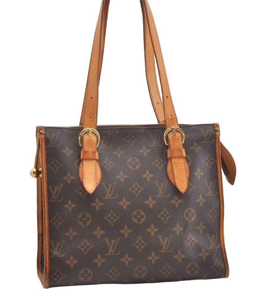 Authentic Louis Vuitton Monogram Popincourt Haut Shoulder Bag M40007 LV 3749J