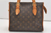 Authentic Louis Vuitton Monogram Popincourt Haut Shoulder Bag M40007 LV 3749J