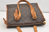 Authentic Louis Vuitton Monogram Popincourt Haut Shoulder Bag M40007 LV 3749J