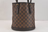 Authentic Louis Vuitton Damier Marais Bucket Shoulder Tote Bag N42240 LV 3749K