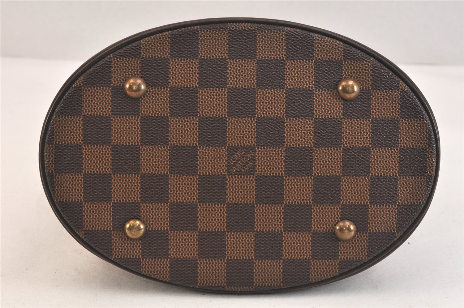 Authentic Louis Vuitton Damier Marais Bucket Shoulder Tote Bag N42240 LV 3749K