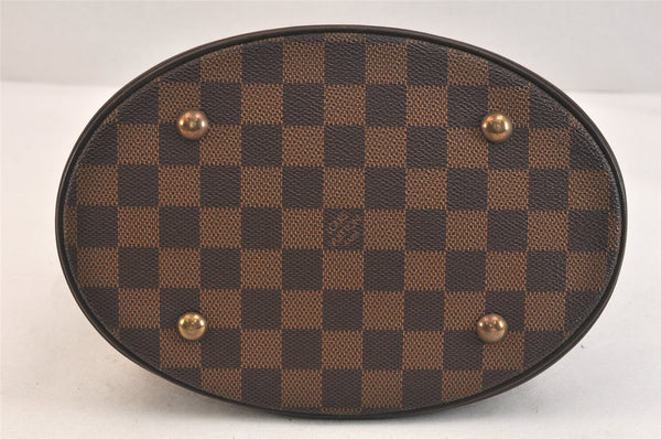 Authentic Louis Vuitton Damier Marais Bucket Shoulder Tote Bag N42240 LV 3749K