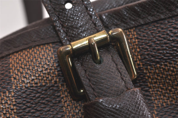 Authentic Louis Vuitton Damier Marais Bucket Shoulder Tote Bag N42240 LV 3749K