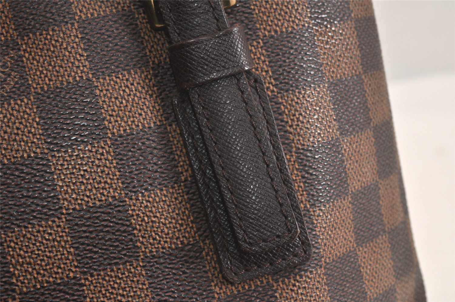 Authentic Louis Vuitton Damier Marais Bucket Shoulder Tote Bag N42240 LV 3749K