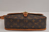 Authentic Louis Vuitton Monogram Sologne Shoulder Cross Body Bag M42250 LV 3750J