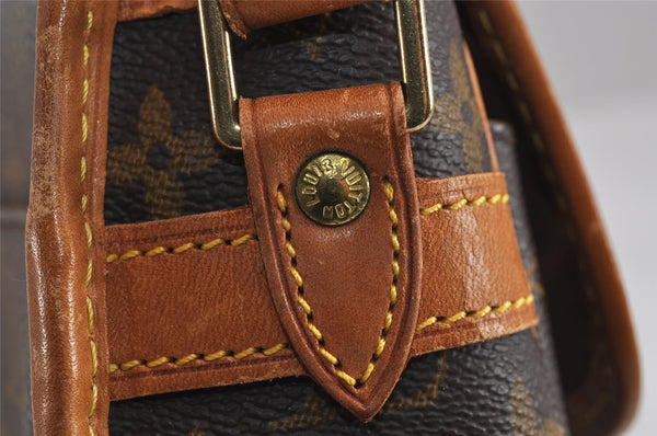 Authentic Louis Vuitton Monogram Sologne Shoulder Cross Body Bag M42250 LV 3750J