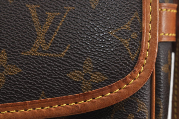 Authentic Louis Vuitton Monogram Sologne Shoulder Cross Body Bag M42250 LV 3750J