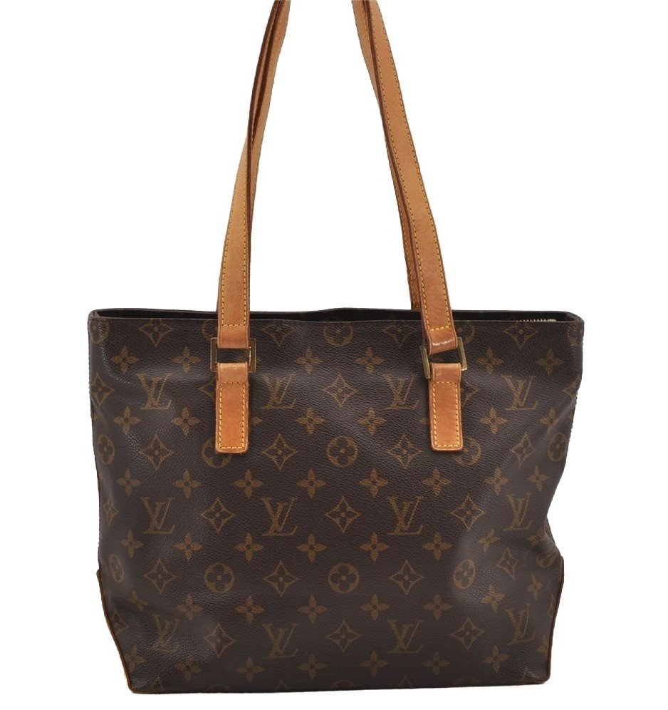 Authentic Louis Vuitton Monogram Cabas Piano Shoulder Tote Bag M51148 LV 3751J