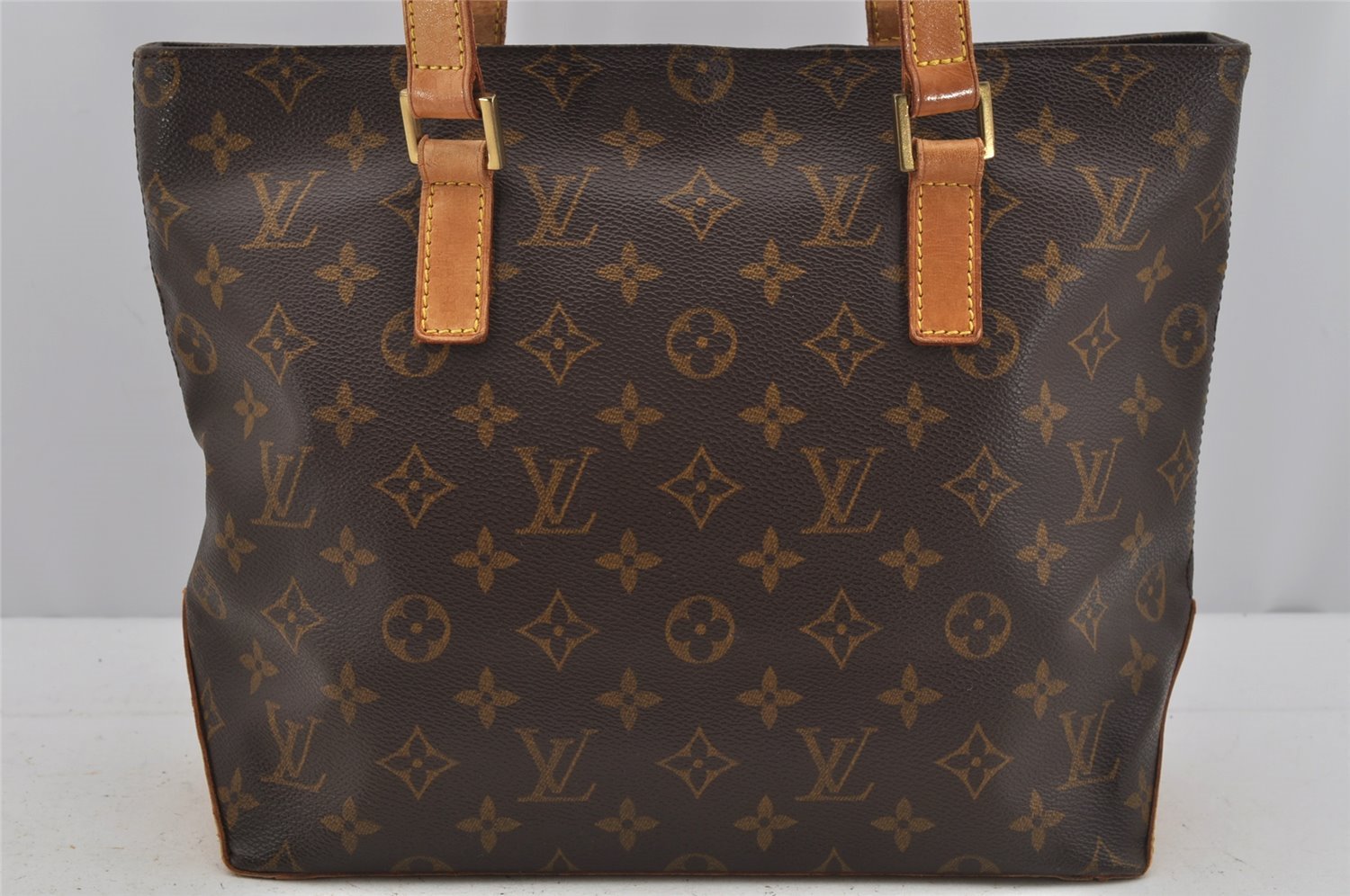 Authentic Louis Vuitton Monogram Cabas Piano Shoulder Tote Bag M51148 LV 3751J