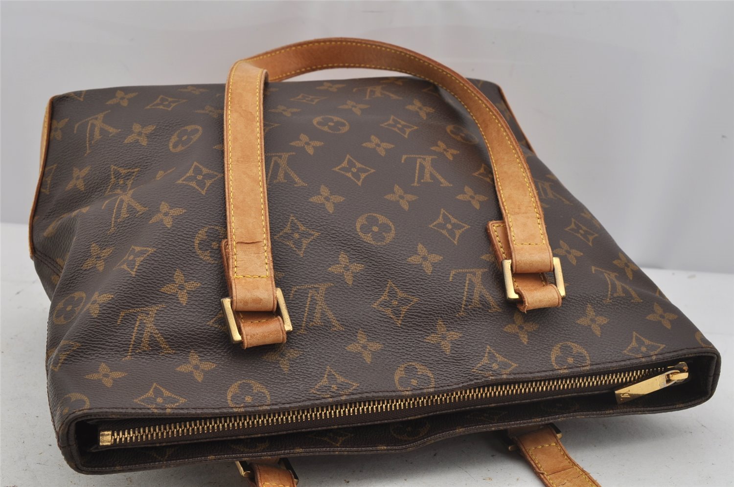 Authentic Louis Vuitton Monogram Cabas Piano Shoulder Tote Bag M51148 LV 3751J