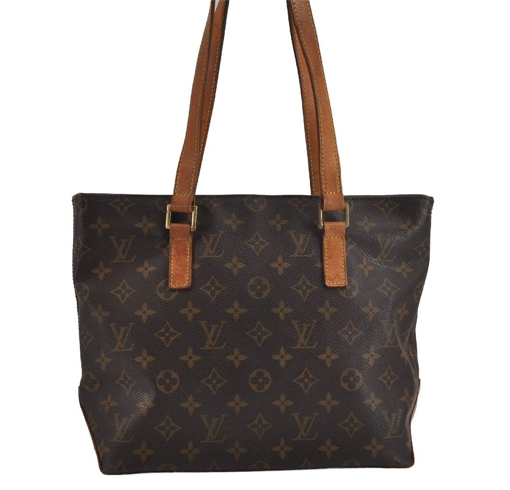 Authentic Louis Vuitton Monogram Cabas Piano Shoulder Tote Bag M51148 LV 3752J