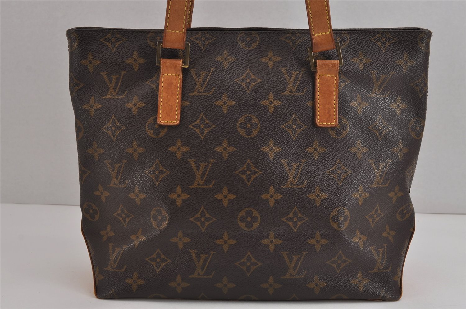 Authentic Louis Vuitton Monogram Cabas Piano Shoulder Tote Bag M51148 LV 3752J