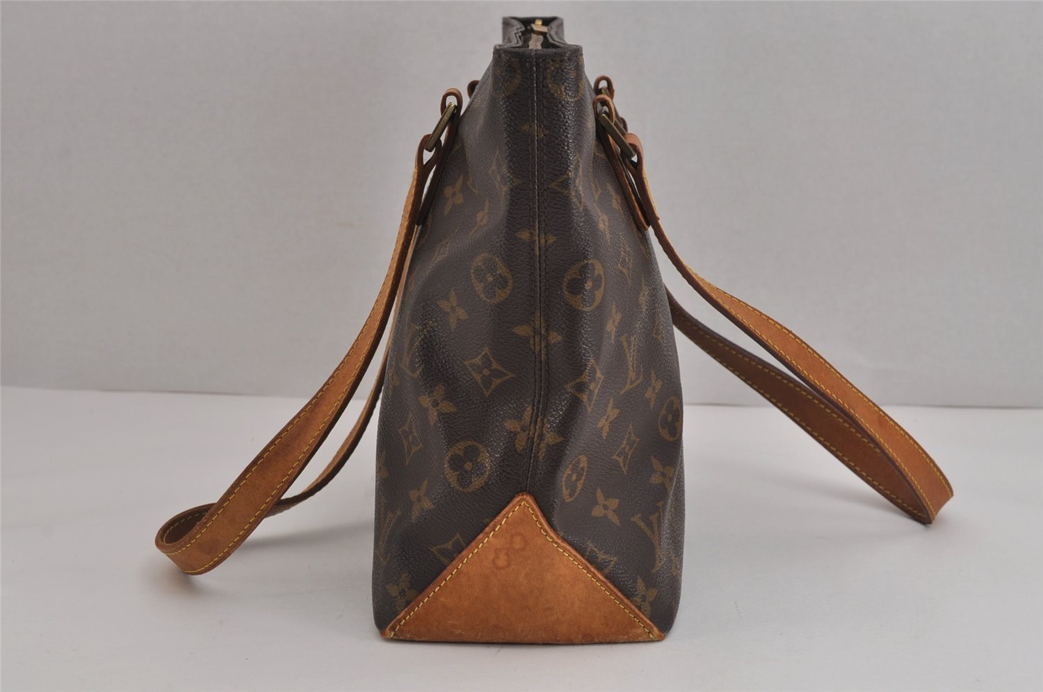 Authentic Louis Vuitton Monogram Cabas Piano Shoulder Tote Bag M51148 LV 3752J