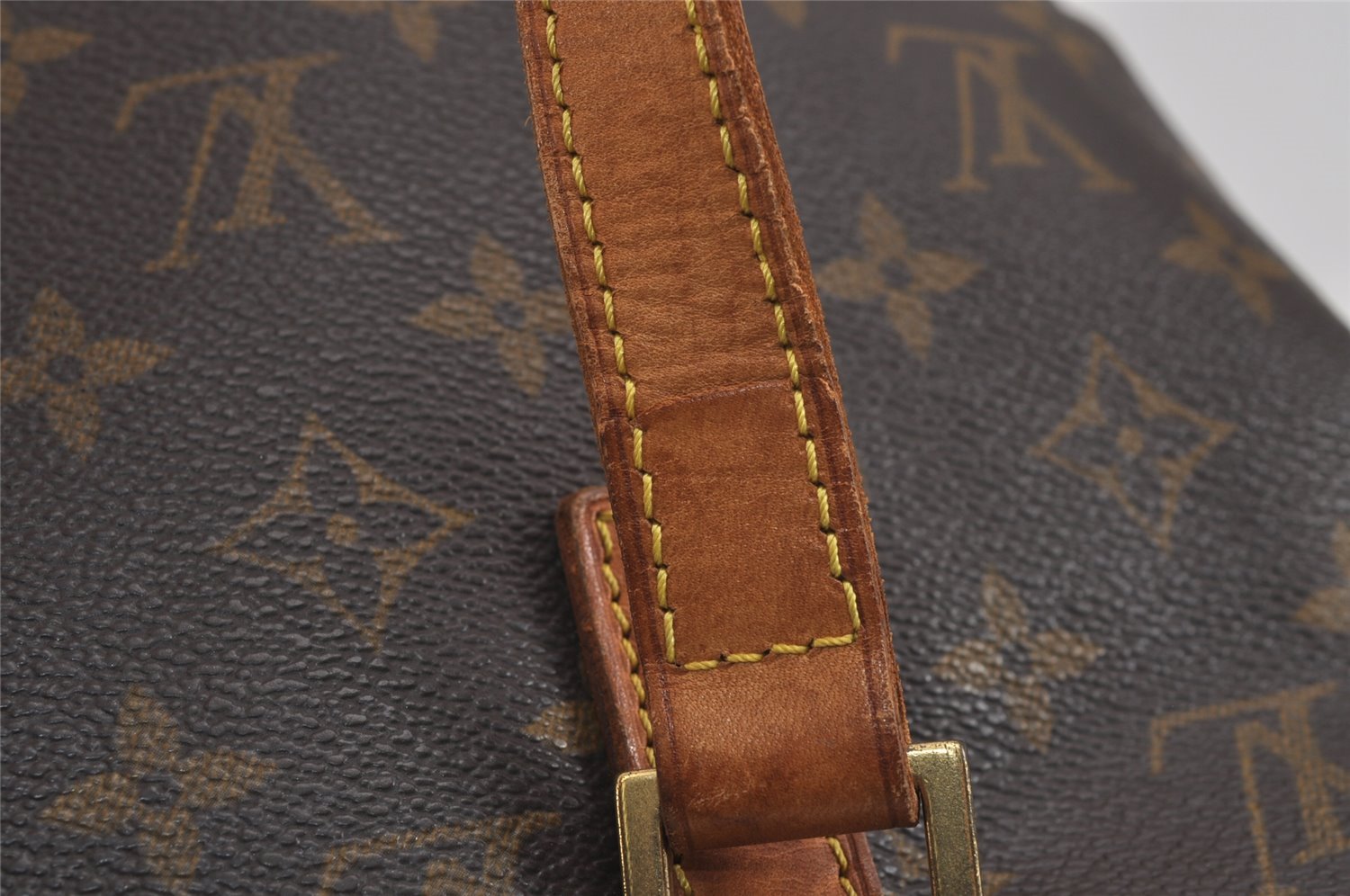 Authentic Louis Vuitton Monogram Cabas Piano Shoulder Tote Bag M51148 LV 3752J