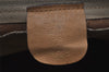 Authentic GUCCI Web Sherry Line Micro GG PVC Leather Boston Bag Brown 3753I