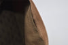 Authentic GUCCI Web Sherry Line Micro GG PVC Leather Boston Bag Brown 3753I