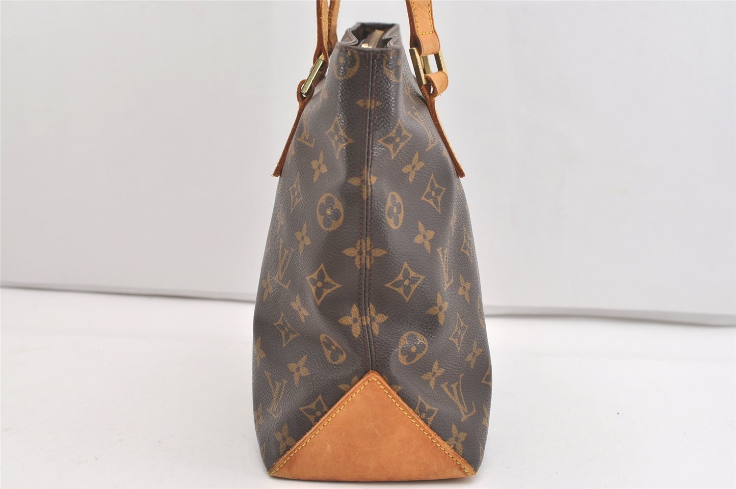 Authentic Louis Vuitton Monogram Cabas Piano Shoulder Tote Bag M51148 Junk 3753J